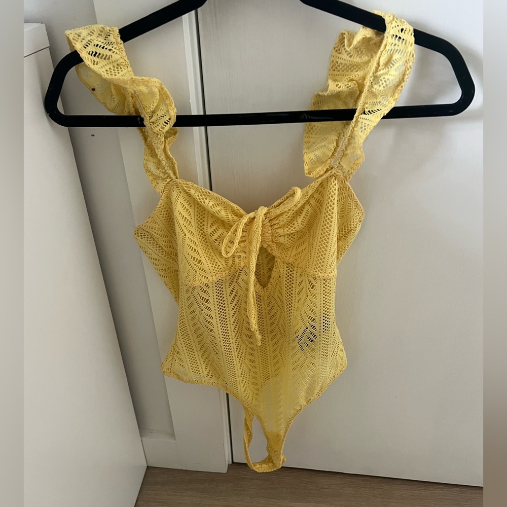 Urban Outfitters Yellow bodysuit